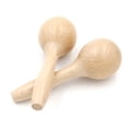 thumbnail image 3 of Maracas de madera, 4 maracas de madera, mini martillo de arena de madera, juguete de sonido musical para niños, XianweiShao 8390615106153, 3 of 5