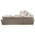 thumbnail image 6 of Arcadia 3PC Corner Sectional w/ Feather Down Seating in Cream Fabric by Diamond Sofa, 6 of 7