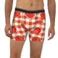 thumbnail image 2 of Salouo Tomatoes And Chili Pattern Men's Boxer Briefs, Soft & Breathable Underwear Elastic Waistband Briefs for Men,1-Pack, 2 of 7