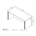 thumbnail image 2 of Bestar Prestige  Executive Desk-Color:Bordeaux & Graphite, 2 of 2
