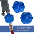 thumbnail image 3 of 10Xdisposable Air Water Collector Filters Cyclone Air Line Filters 1/4"Air Tool Blue, 3 of 5