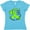 Aqua, variant on Inktastic Love, Care, Cure Lymphoma Awareness Lime Green Ribbon Hearts Women's V-Neck T-Shirt