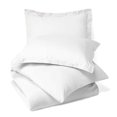 thumbnail image 2 of King Duvet Cover 3 Piece Set (1 Duvet Cover + 2 Pillow Shams), 700 TC Luxurious 100% Cotton - Comforter Cover with Zipper Closure and Corner Ties - (Solid White) - By The Great American Store, 2 of 4
