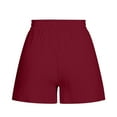thumbnail image 1 of Vedolay Workout Shorts Womens 2023 Casual Summer Ruffle Elastic High Waisted Smocked Shorts Pants, S, 1 of 4