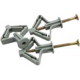 thumbnail image 1 of 60 piezas de anclajes para placas de yeso, anclajes para placas de yeso con tornillos, fijaciones para paredes de yeso, fijaciones para paredes huecas, para instalación en paredes de placas de yeso ZefeiWu 8390615082044, 1 of 1