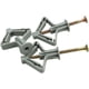 thumbnail image 1 of 60 piezas de anclajes para placas de yeso, anclajes para placas de yeso con tornillos, fijaciones para paredes de yeso, fijaciones para paredes huecas, para instalación en paredes de placas de yeso ShuxiuWang 8390613546791, 1 of 1