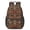 Geometric Diamond Red, variant on Geometric Mandala Beige Pattern 17" School Backpacks for Teens,Waterproof Oxford Fabric,S-Shape Padded Straps for School,Travel,Hiking,Camping