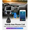 thumbnail image 4 of Audio 5.0 Receiver Wireless Transmitter AUX USB 2-in-1 Adapter Car FM Transmitter, 4 of 8