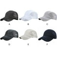 thumbnail image 4 of Qarigey Men Hat Clothing Accessory Sunshade Adjustable Mesh Drying Outdoor Summer Breathable Headgear Baseball Quick Sport Caps Type3 NO3, 4 of 6