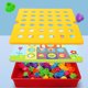 thumbnail image 3 of Rompecabezas de uñas de setas en 3D, juguete Montessori para bebé, juego de rompecabezas de animales de dibujos animados, juguetes educativos tempranos para niños, regalos para niños, 3 of 6