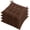 Brown, variant on TeqHome 4 Pack 15.75 Square Soft Chair Seat Cushion, Thickened 2.37 Tatami Pads for Office, Living Room,Car,Yoga,Brown