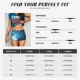 thumbnail image 5 of Rocae Butterflies And Waterlily In Water for Women's Quick-Dry Running Shorts,Ladies Active Athletic Apparel Yoga Workout Gym Running Volleyball Spandex Shorts Large, 5 of 9