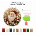thumbnail image 3 of 2026 Christmas in July DIY Diamond Art Hanging Ornament – Handmade Sparkling Christmas Keepsake Santa Design Hanging Ornament Summer Creative Project, 3 of 7