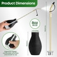 thumbnail image 3 of 1 Pack Powder Duster with Large Rubber Bulb and Long Brass Tube, Diatomaceous Earth Applicator for Indoor and Outdoor Use, Includes Funnel and Spoon, 3 of 7