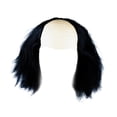 thumbnail image 4 of Peluca de gorro calvo para fiesta de disfraces, peluca con pelo a los lados, larga, calva, científica loca para Halloween, actuación en escenario Negro, 4 of 8