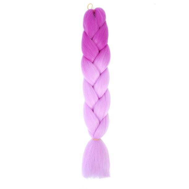 Zhuge Extensiones de cabello trenzado para mujeres, 6 paquetes, 100 g/paquete, 24 pulgadas, N