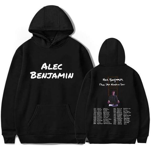 Alec Benjamin Hoodie retro casual long sleeved hooded sportswear street wear