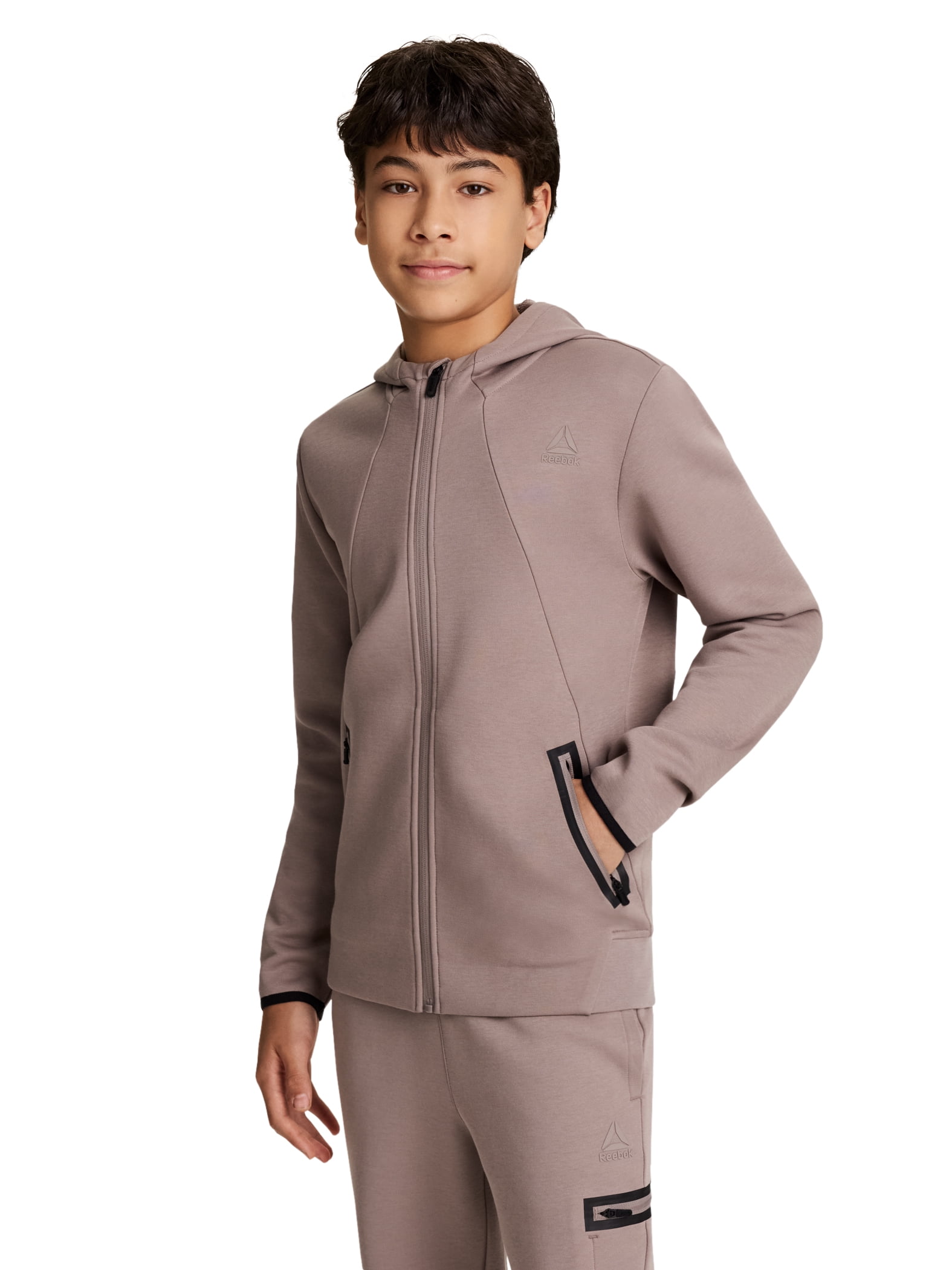 Reebok Boy's Momentum Full-Zip Hoodie, Sizes 4-18