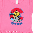 thumbnail image 3 of Inktastic Colorado Mountain Scene with Clouds and Moon Girls Toddler Dress, 3 of 4