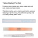 thumbnail image 1 of 2 Unids/set Rotulador Impermeable Para la Piel, Rotulador Quirúrgico Para Tatuaje Con Regla de Medición Y 3 Recargas posicionamiento del Higoodz Belleza saludable, 1 of 7