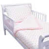 American Baby Company 4-Piece Pink Geometric Bedding Set, Toddler