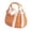 brown#01, variant on Summer Beach Bag, Women's Straw Tote Bag, Hand-Woven Rattan Style Basket with Integrated Dual Top Handles Storage Organizer Purse for Outdoor Picnic Travel