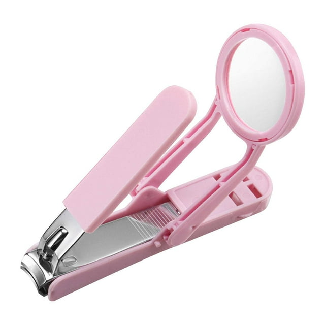 Nail Clippers With Magnifying Glass For Elderly And Children 5.11 in x 1.18 in Stainless Steel Construction