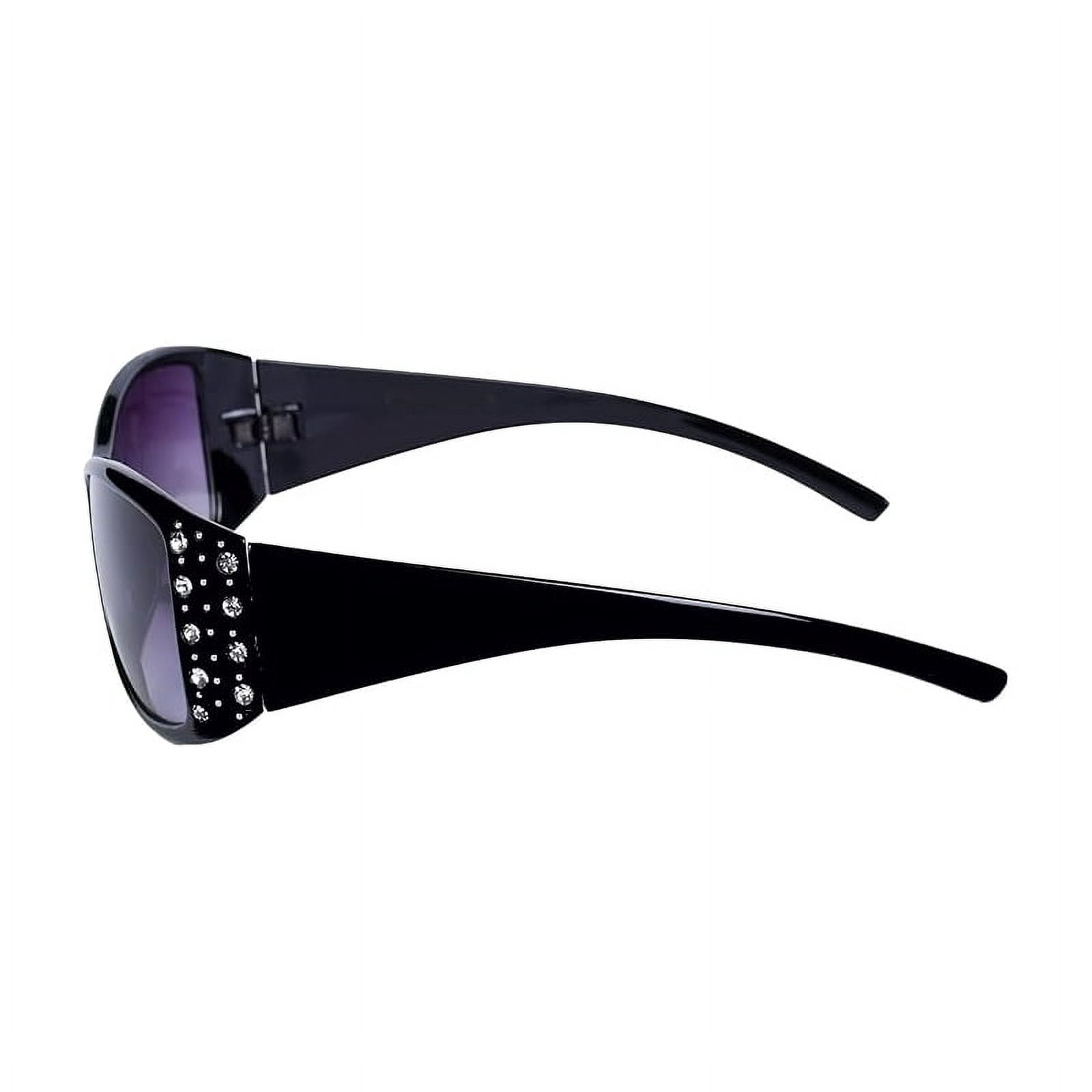"The Socialites" 3 Pair of Our Most Popular Fashion Bifocal Reader Sunglasses for Women - Jet - 3.00