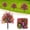 Colorful, variant on Artificial Flower With Detachable Garden Stake Realistic Morning Glory Bush Yard Stakes For Outdoor Decorations (Multi Color 60cm),fake plant