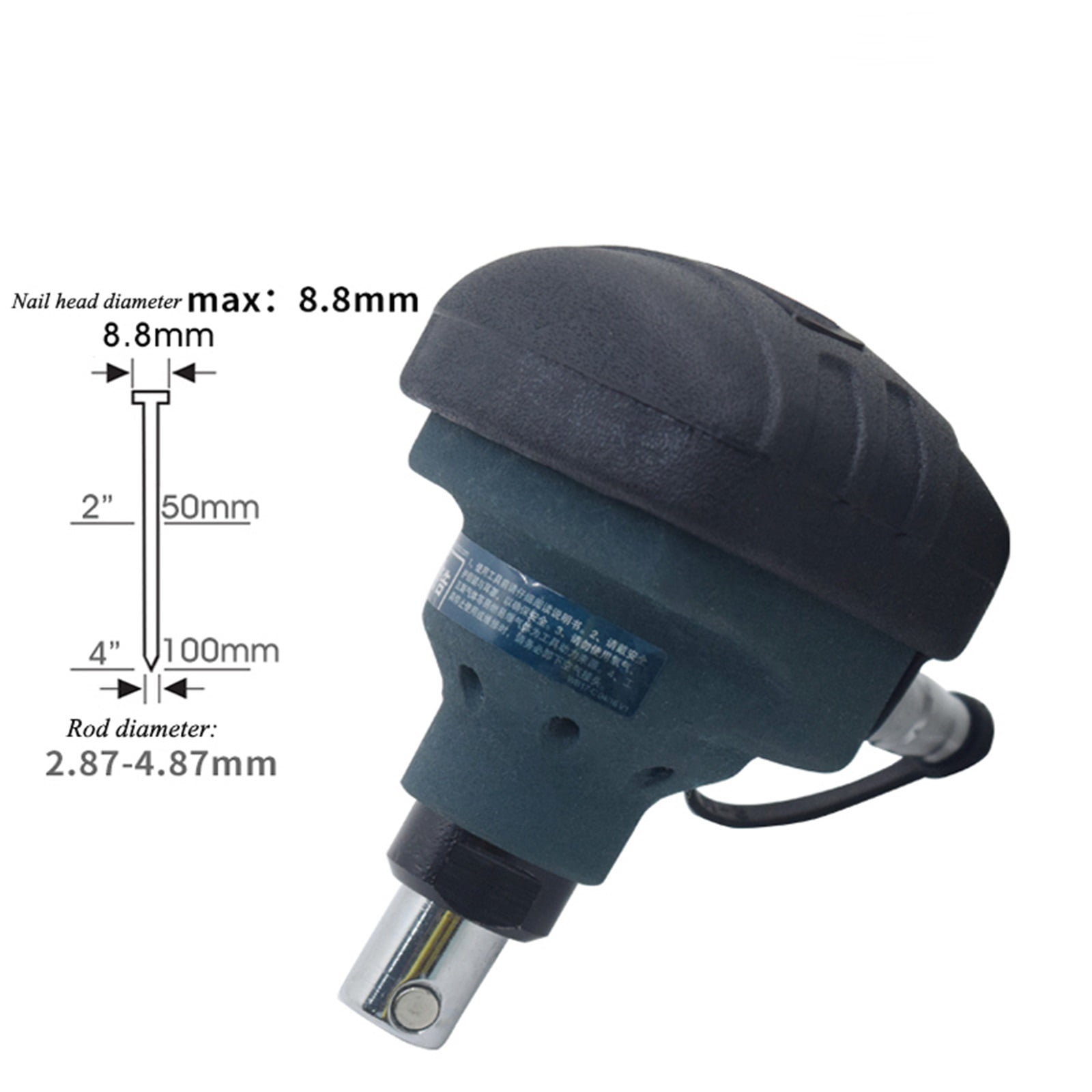 Pneumatic Palm Hammer, Mini Gas Nail Gun Woodworking Hoe Steel Nail Gun Pneumatic Hammer ,Hand & Power Tool