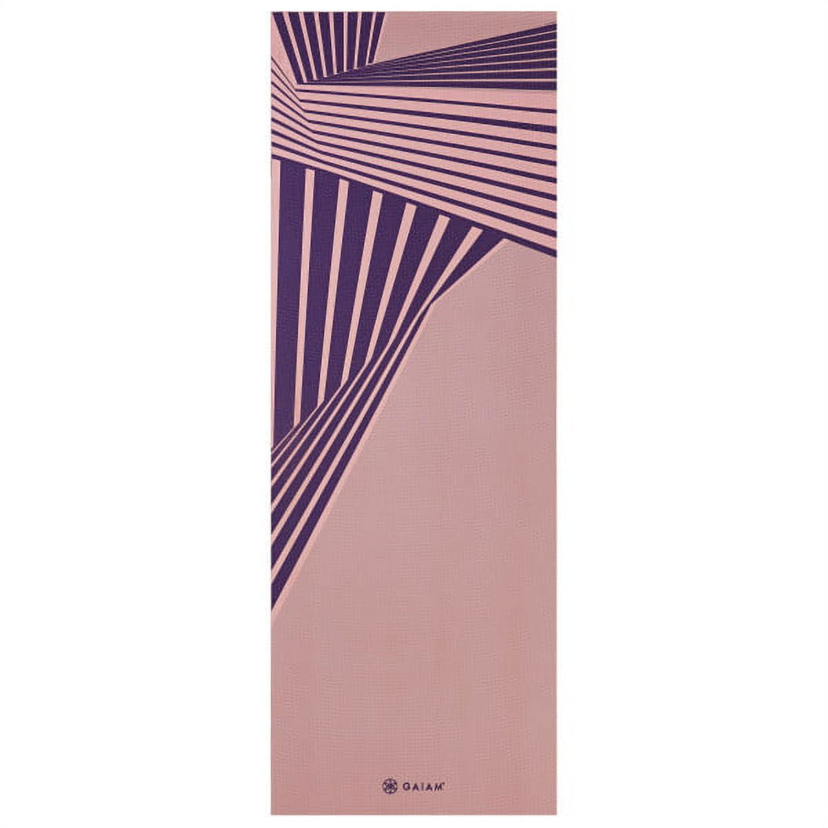 Gaiam Print Yoga Mat, Pink Cherry Blossom, 3mm 