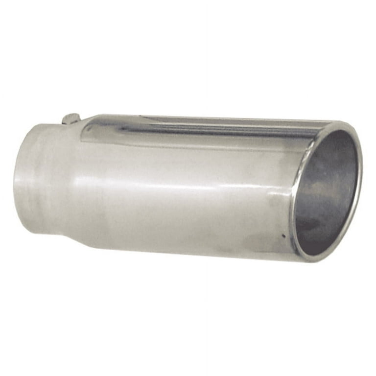 Pypes Exhaust Tip 4in x 5in 12in L Polished Bolt-on EVT405 Pypes Exhaust Tip 4in x 5in 12in L Polished Bolt-on EVT405
