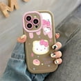 thumbnail image 2 of Original Sanrio Hello Kitty Phone Case For iPhone 14 13 11 12 15 Pro Max X XS XR 8 7 Plus Cartoon Cute Soft Shockproof Cover Y2K RJ, 2 of 7