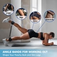 thumbnail image 4 of Ankle Resistance Bands, Ankle Bands for Working Out with Cuffs, Resistance Bands for Leg Butt Training Workout Equipment for Kic (black), 4 of 6