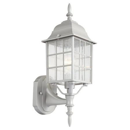 Design House 506089 Earl Grey Outdoor Uplight, 6" x 18.25", Sanded Aluminum Finish