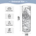thumbnail image 2 of Line Art Sky Castle Plastic Vase 11.8'' x 3.9'' Transparent Non Breakable Decorative for Family, 2 of 6