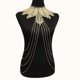 thumbnail image 2 of Borlas en capas Hollow Faux Pearl Arnés Cadena Bikini Volver Sunnimix Cadena atractiva del cuerpo, 2 of 8