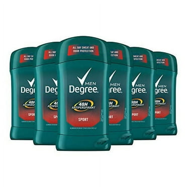 Degree Men Original Antiperspirant Deodorant 48-Hour Odor Protection Sport Mens Deodorant Stick 2.7 oz, 6 Count