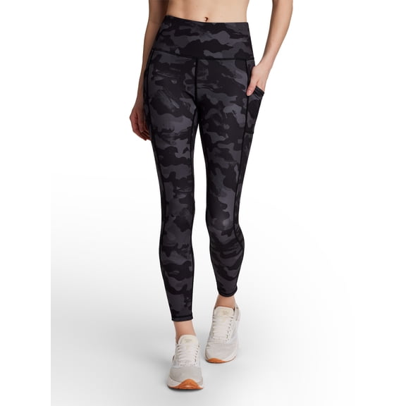 Reebok Women's and Women's Plus Everyday High Rise Leggings, 25" Inseam, Sizes XS-4X