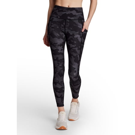 Reebok Women's and Women's Plus Everyday High Rise Leggings, 25" Inseam, Sizes XS-4X
