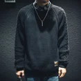 thumbnail image 2 of Suéter de punto sin capucha negro para hombre, ropa para hombre, jersey de cuello alto, nuevo, 100% cachemira pura, estilo coreano, modo calentado, tops baratos antiguos, 2 of 5
