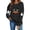 Black—Women's Halloween Costume, variant on Halloween Sweatshirts Women Cute Ghost Print Pullovers Stretch Work Round Neck Long Sleeve Sweater Tops Halloween Costumes Pink XXL