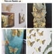 thumbnail image 4 of Salas de estar, espacios infantiles, dormitorios y más. Paquete de 36 mariposas de papel 3D plateadas brillantes, perfectas para la decoración del hogar, 4 of 7