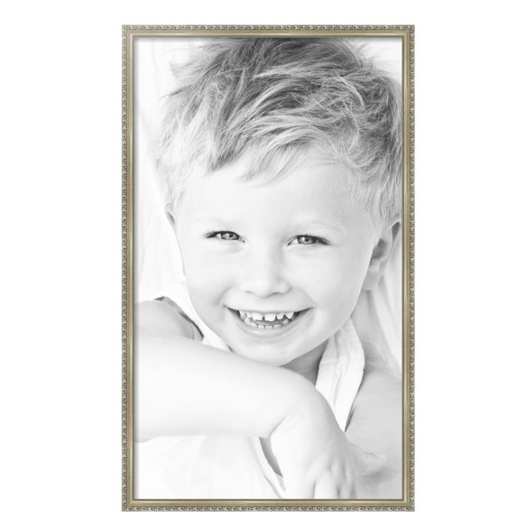 ArtToFrames 24" x 41" Silver Compo Dark Wash Picture Frame, 24x41 inch Silver Wood Poster Frame (WOM-5227), Pack