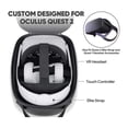 thumbnail image 2 of Tholdsy Controlador de cremallera de gran capacidad Auriculares VR Bolsa de almacenamiento con correa para la cabeza Dispositivo de juego Estuche de Electrónica, 2 of 6