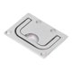 thumbnail image 1 of High quality 316 stainless steel square floor buckle marine deck cover buckle, 1 of 5