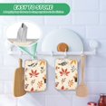 thumbnail image 4 of Yayeee Pot Holders Kitchen Heat Resistant with Pocket 7"x9.8" Cotton Oven Cooking Hot Pads, Yellow Autumn Leaves, 4 of 7