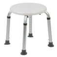 thumbnail image 1 of Pemberly Row 18" Round Adjustable Bath and Shower Stool in White, 1 of 13