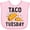 AD-Pink, variant on Inktastic Taco Tuesday Boys or Girls Baby Bib