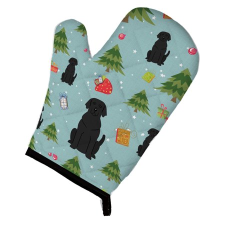 

Carolines Treasures BB4717OVMT Christmas Black Labrador Oven Mitt Large multicolor